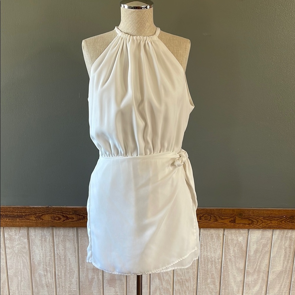 Lulus White Wrap Romper